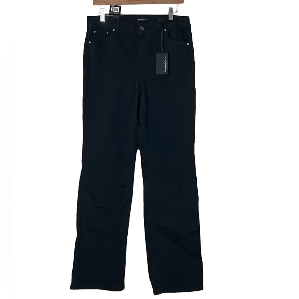 Needle & Cloth | NWT Black stretch slim bootcut jeans size 14